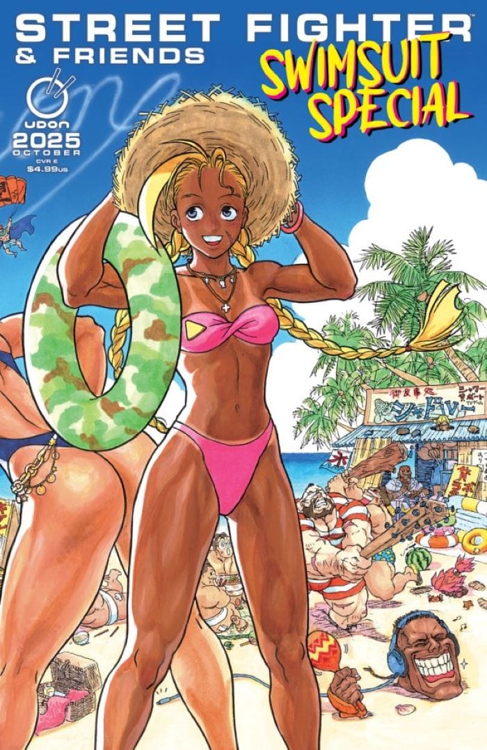 large-2025 Street Fighter & Friends Swimsuit Special: One-Shot #1 (Cover E 1:5 Kinu Nishimura Variant) 2025 Street Fighter & Friends Swimsuit Special: One-Shot #1 (Cover E 1:5 Kinu Nishimura Variant)