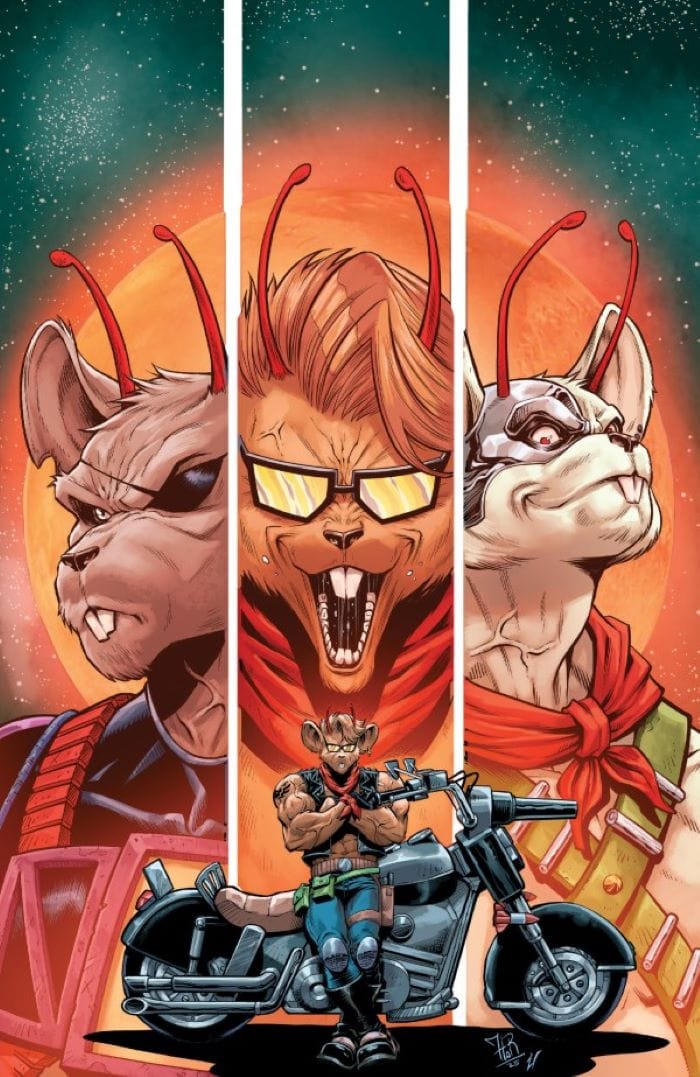 Biker Mice from Mars #6 - Cover D 1:20 Jordi Tarragona Virgin Variant Biker Mice from Mars #6 - Cover D 1:20 Jordi Tarragona Virgin Variant
