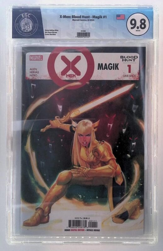 🔥 EGC 9.8 Slab – X-Men: Blood Hunt – Magik #1 (Rod Reis Cover, Marvel 2024)