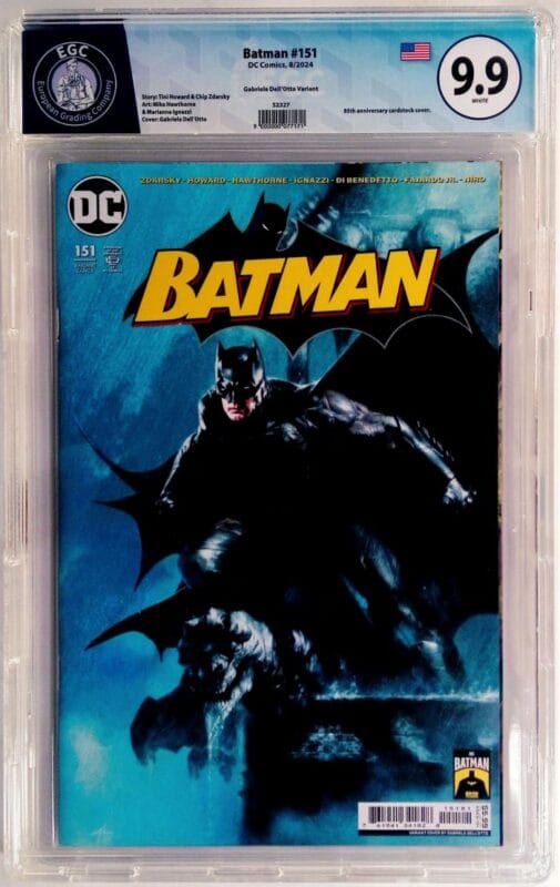 Batman #151 (2024) – 85th Anniversary Cardstock Variant by Gabriele Dell’Otto – Rare Graded EGC 9.9