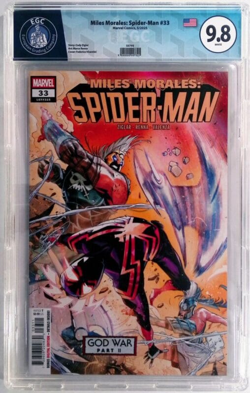 Miles Morales: Spider-Man #33 (2025) — Federico Vicentini Main Cover — EGC 9.8 Near Mint/Mint — Key Modern Collectible