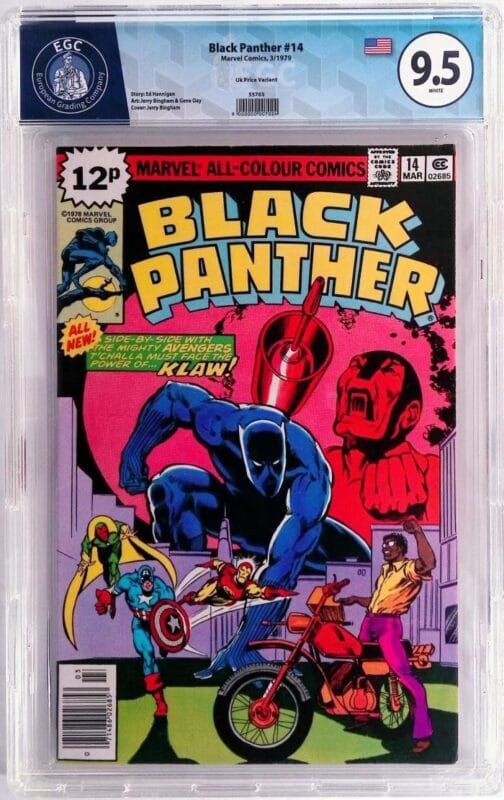 1979 Black Panther #14 British Price Variant – High Grade EGC 9.4 – Bronze Age Marvel Gem!