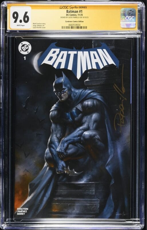 Batman #1 (Nov 2025) — NYCC 2025 Carnivore Comics Edition • CGC 9.6