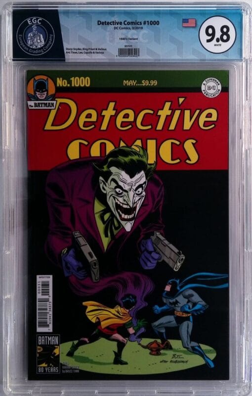 Detective Comics #1000 – 1940’s Variant (Graded EGC 9.8)