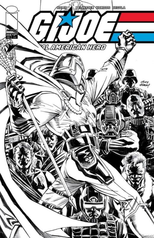 G.I. Joe: A Real American Hero #323 - Cover B Andy Kubert Black & White Variant