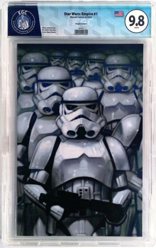 Star Wars: Return of the Jedi – The Empire #1 (2023) 1:100 Ryan Brown Virgin Variant • EGC 9.8 Gem!