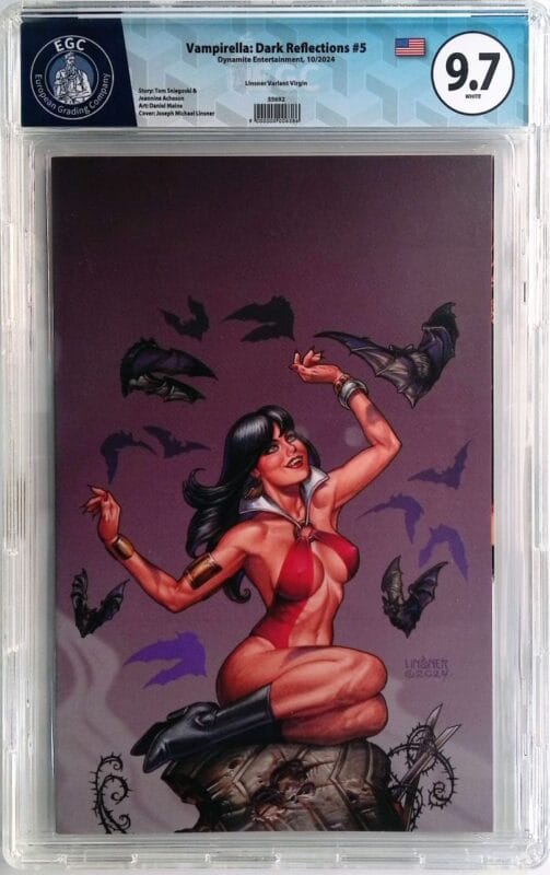 Virgin 1:30 Ratio Variant — Vampirella: Dark Reflections #5 (2024) — EGC 9.7 — Premium Graded Collector Comic