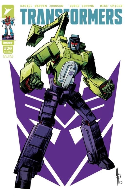 Transformers #20 - 2nd Printing Jason Howard Scavenger