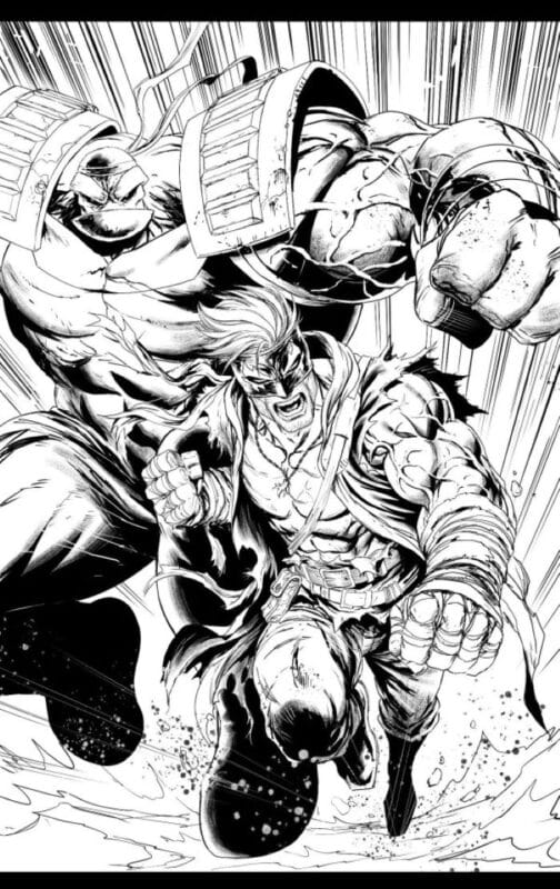 Final Boss #1 - Cover J Tyler Kirkham Black & White Youngblood Team-Up Virgin Variant