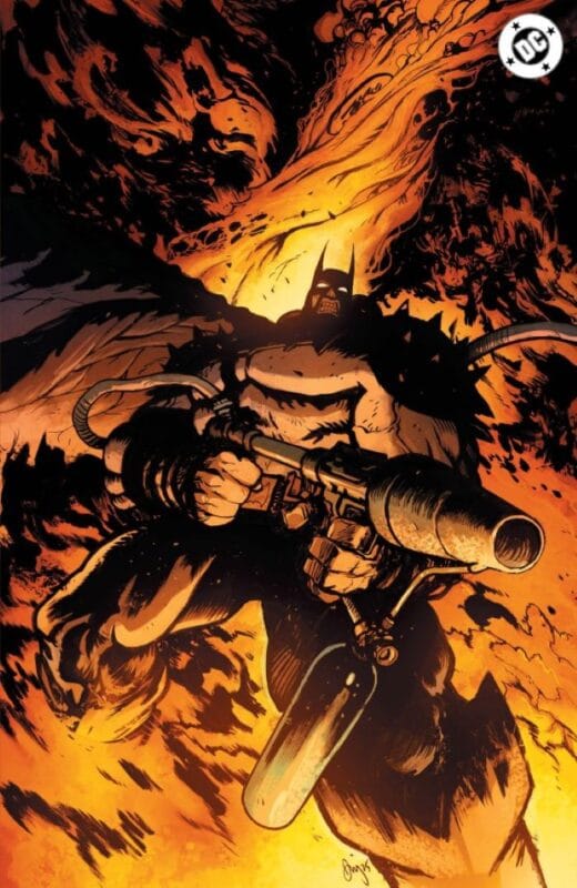 Absolute Batman 2025 Annual #1 - 2nd Printing Daniel Warren Johnson Flamethrower Foil Virgin Variant