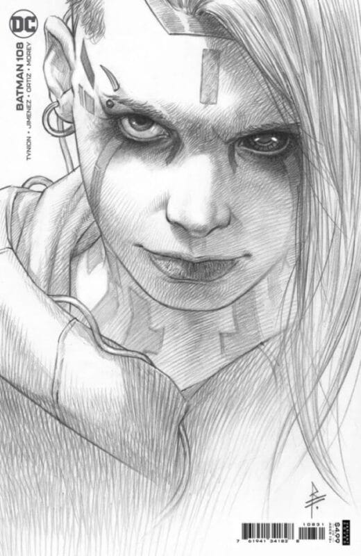 Batman #108 (2021) - 1:25 Riccardo Federici Sketch Variant