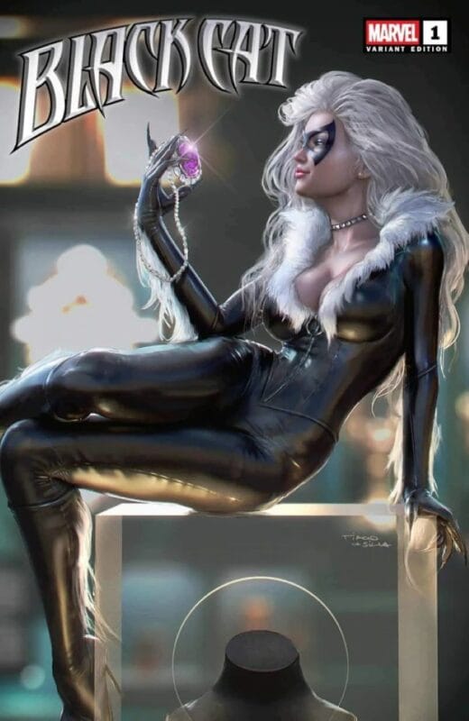 Black Cat #1 - Retailer Exclusive Tiago Da Silva Variant (Limited to 3,000) Toronto Fan Expo 2025