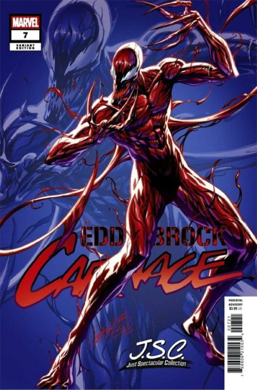 Eddie Brock: Carnage #7 - J. Scott Campbell Just Spectacular Collection Variant