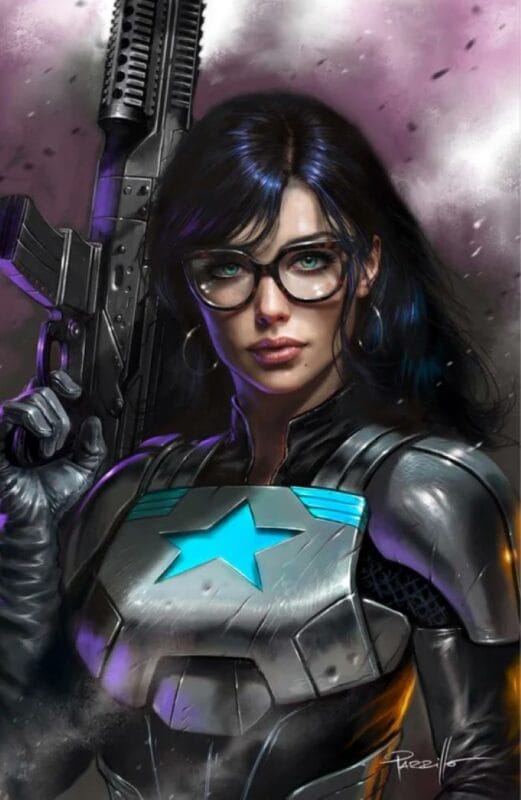 G.I. Joe #15 - Retailer Exclsusive Lucio Parrillo Baroness Virgin FOIL Variant - Limited to 750 Copies