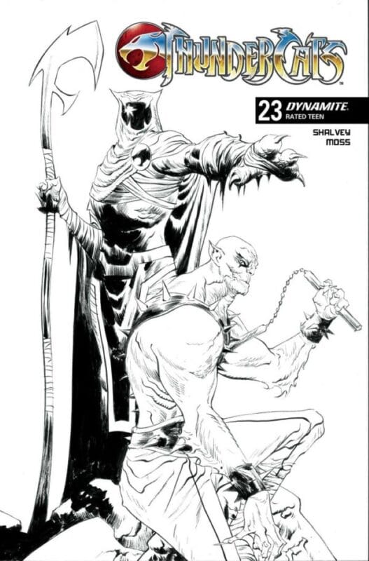 ThunderCats #23 - Cover M Jae Lee Black & White Variant