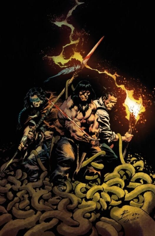 Conan: Scourge of the Serpent #4 - Cover D Roberto De La Torre Virgin Variant