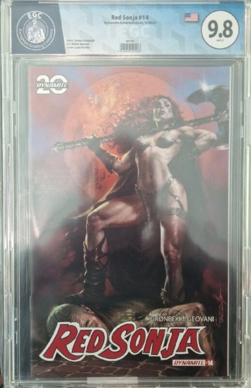Red Sonja #14 (2024) Lucio Parrillo Cover A – EGC 9.8 NM/M – Dynamite Entertainment – Slabbed High Grade Fantasy Comic