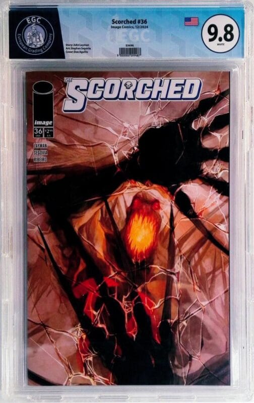 The Scorched #36 (2024) 🔥 Don Aguillo Cover A | EGC 9.8 NM/MINT | Image Comics Spawn Universe | High Grade Slab