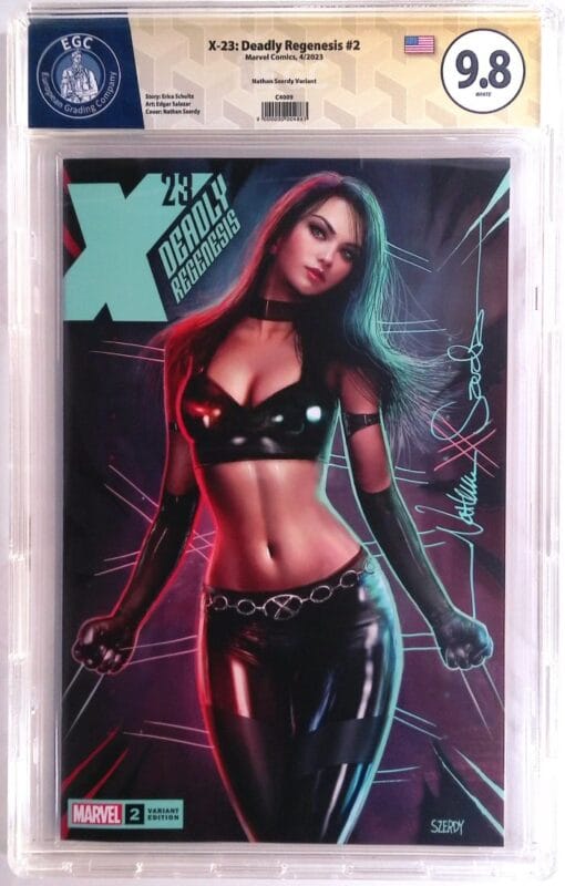 X-23 Deadly Regenesis #2 (2023) – Nathan Szerdy Retailer Exclusive – EGC 9.8 Yellow Label Signed – Marvel Wolverine Key Variant 🔥