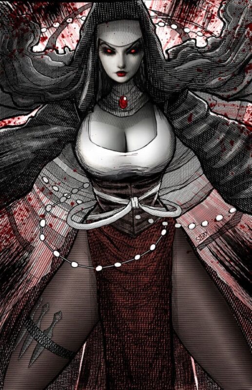 Marian Heretic #1 - Retailer Exclusive Nathan Szerdy Virgin Variant (Limited to 500)