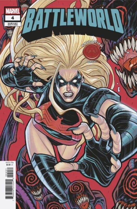 Battleworld #4 - Elizabeth Torque Knullified Variant