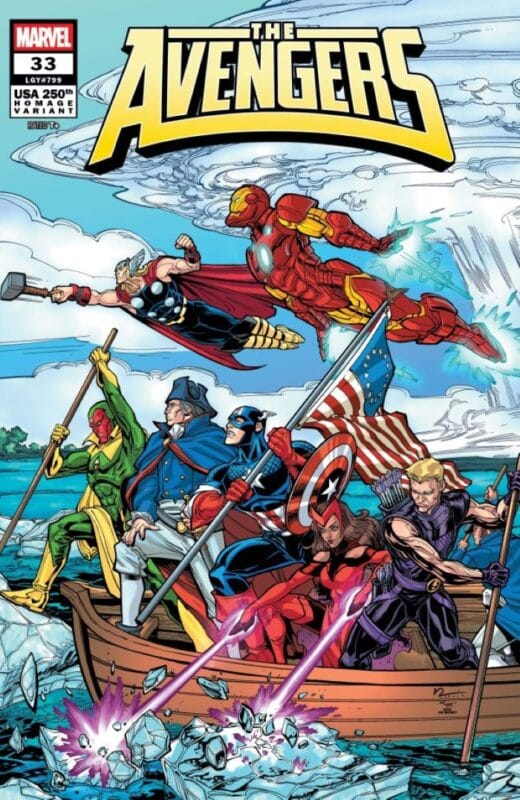 The Avengers #33 - Chad Hardin 250th Homage Variant