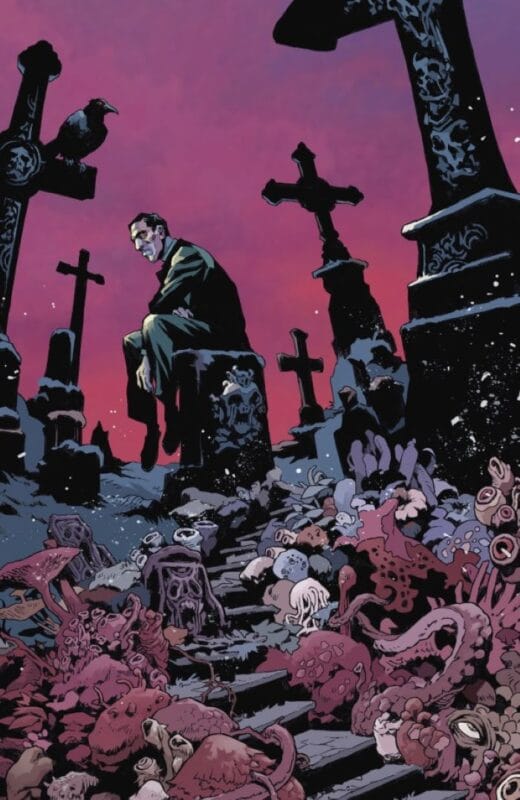 The Last Day of H. P. Lovecraft #4 - Cover C 1:10 Francesco De Stena Virgin Variant