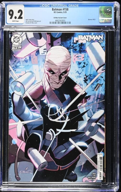 Batman #158 (2025) CGC 9.2 – Simone Di Meo 1:50 Variant – HUSH 2 Begins – DC Comics Key Issue