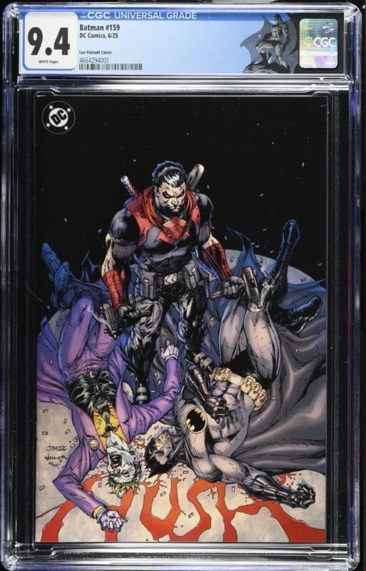 CGC 9.4 NM Batman #159 (2025) Jim Lee Variant Cover – DC Comics – Hush Saga – Slabbed CGC Key Modern Batman