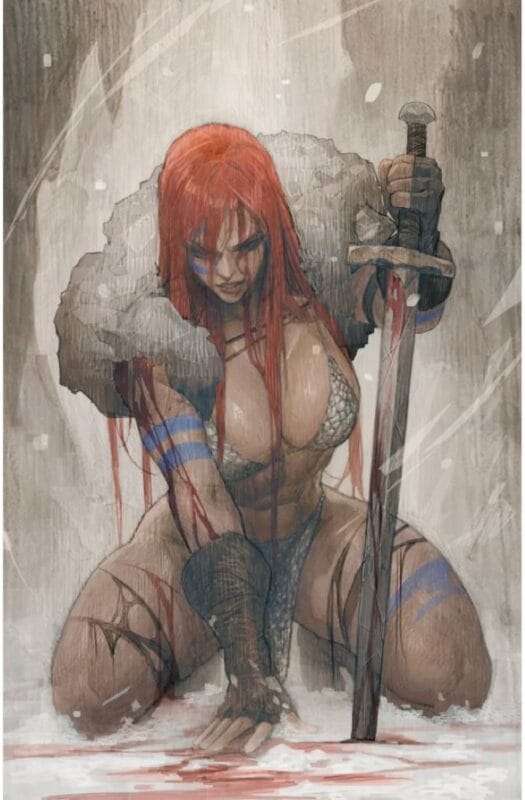 Sonja Reborn #6 - Retailer Exclusive - C2E2 2026 Ickpot Cover C Virgin Variant (Limited to 250)