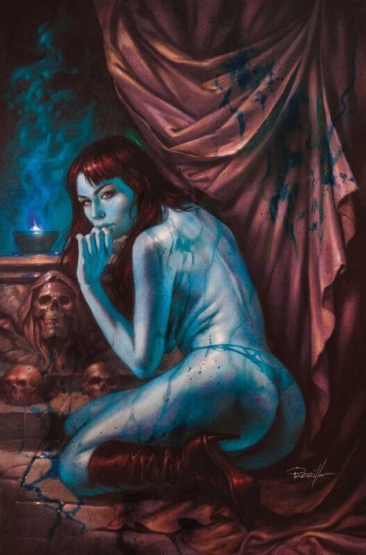 Vampirella #10 - Cover O 1:10 Lucio Parrillo Ultraviolet Virgin Variant
