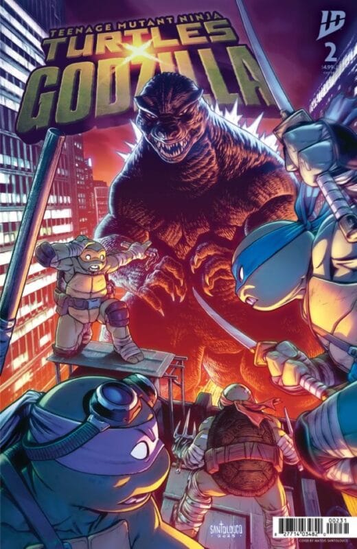 Teenage Mutant Ninja Turtles x Godzilla #2 - Cover C Mateus Santolouco Variant