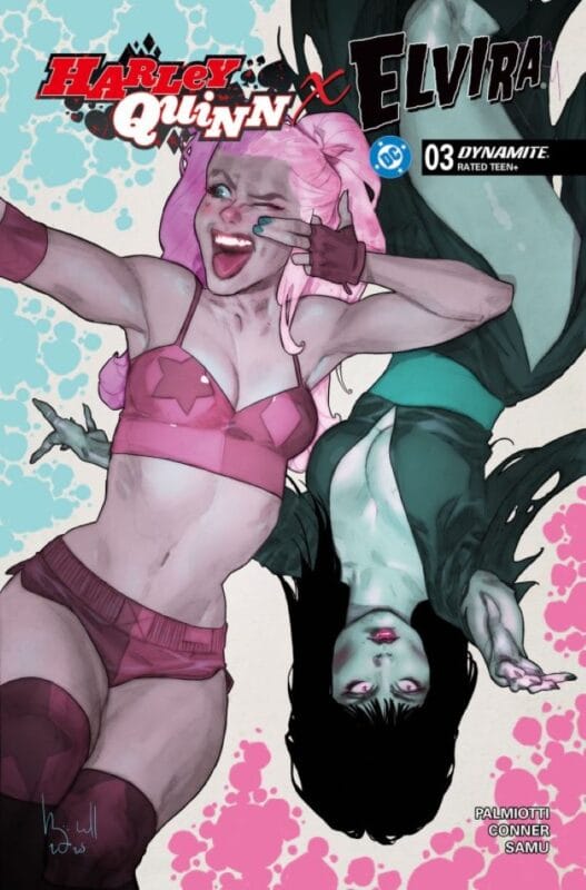 Harley Quinn X Elvira #4 - Cover D Ben Caldwell Variant