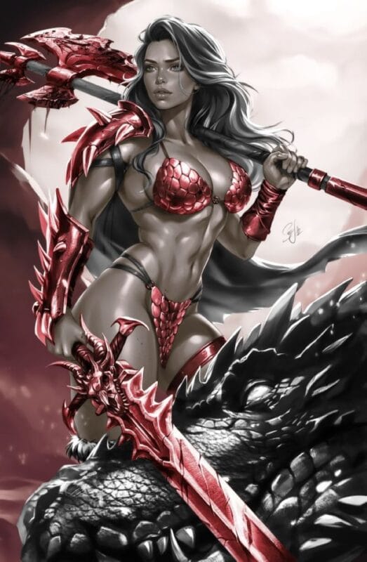 Sonja Reborn #6 - Retailer Exclusive - C2E2 2026 Katya Sinyukhina COVER C Virgin Variant (Limited to 100)