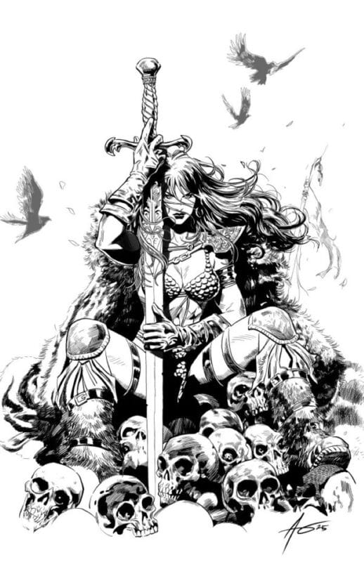 Sonja Reborn #5 - Retailer Exclusive - Megacon 2026 Rudy Ao B&W Virgin Variant (Limited to 50)