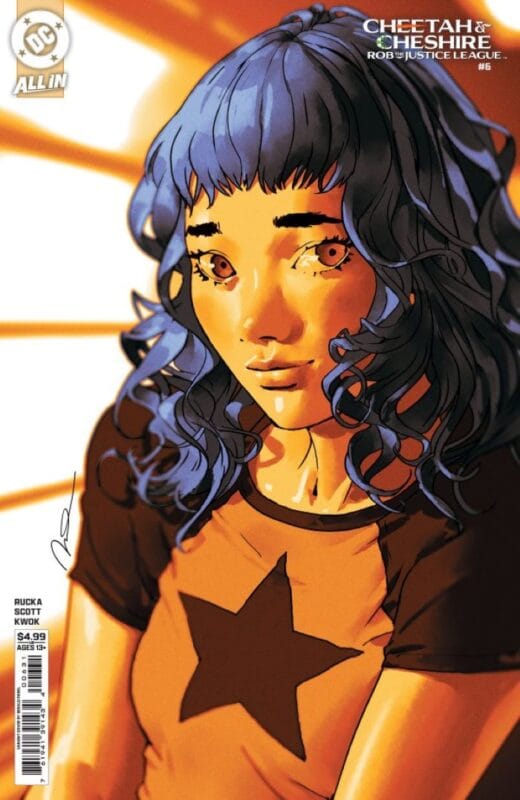Cheetah and Cheshire Rob the Justice League #6 - Cover B Gerald Parel Variant