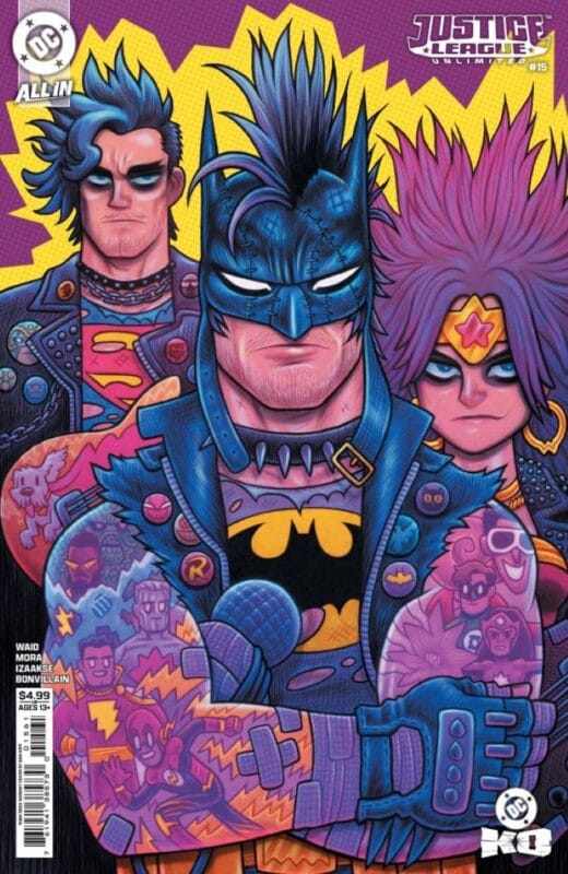 Justice League Unlimited #15 - Cover G Dan Hipp Punk Rock Variant