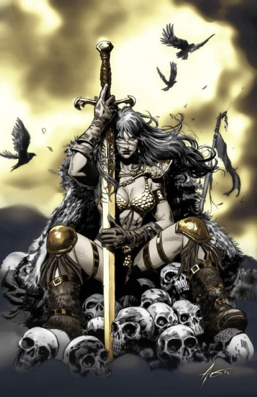 Sonja Reborn #5 - Retailer Exclusive - Megacon 2026 Rudy Ao Gold Virgin Variant (Limited to 150)