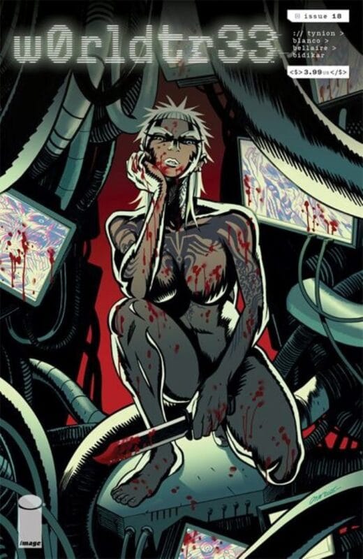 W0rldtr33 #18 - Cover B 1:10 Dylan Burnett Variant