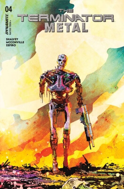 The Terminator: Metal #4 - Cover C Sebastián Píriz Variant