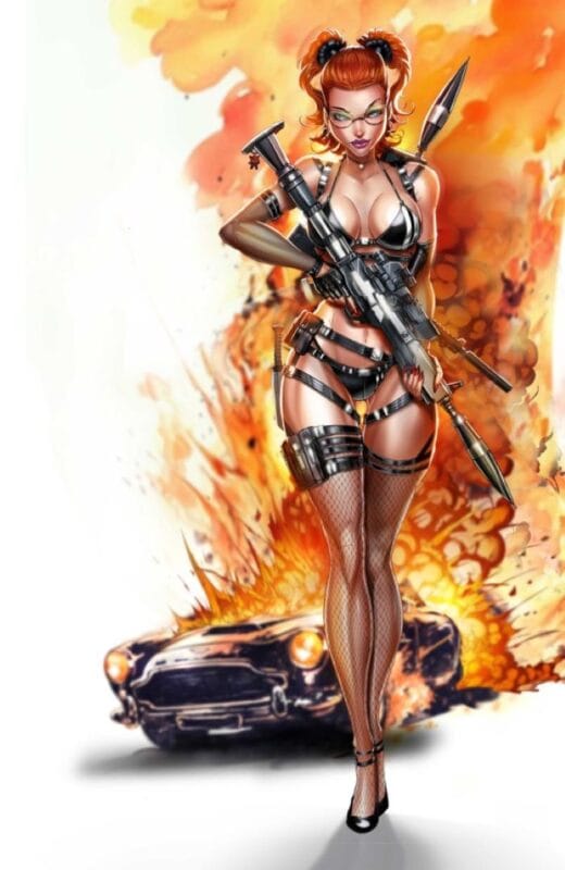 Heat Seeker: Exposed: A Gun Honey Series #2 - Retailer Exclusive - Jamie Tyndall Variant A Virgin (Limited to 500)