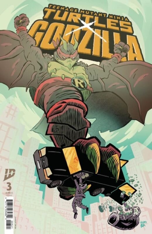 Teenage Mutant Ninja Turtles x Godzilla #3 - Cover B Juni Ba Variant