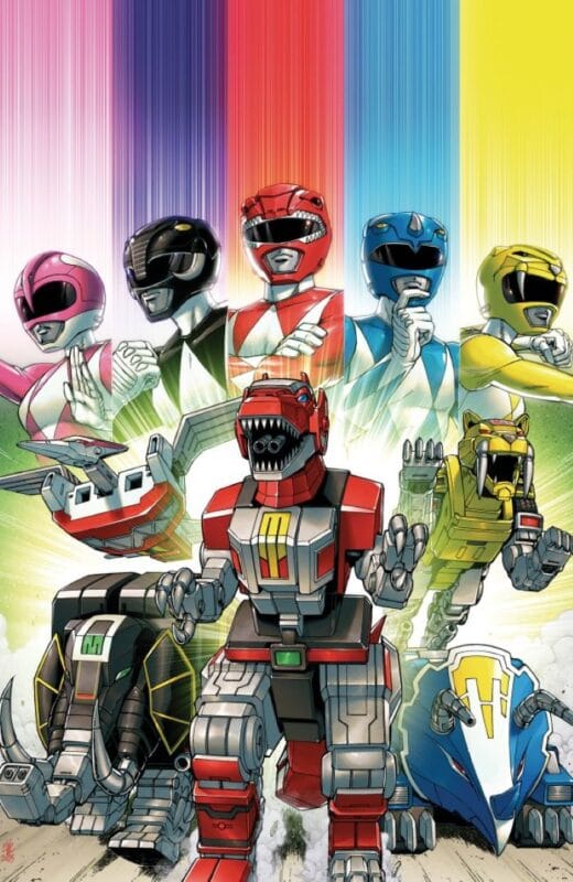 Mighty Morphin Power Rangers: Zord Quest #1 - Cover C Casey Coller Foil Virgin Variant