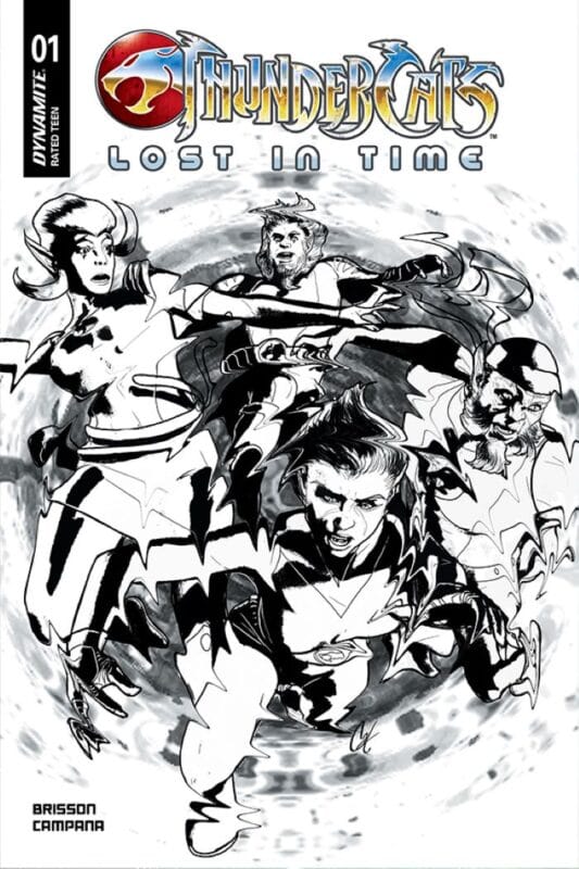 ThunderCats: Lost in Time #1 - Cat Staggs Black & White Variant (One-Shot)