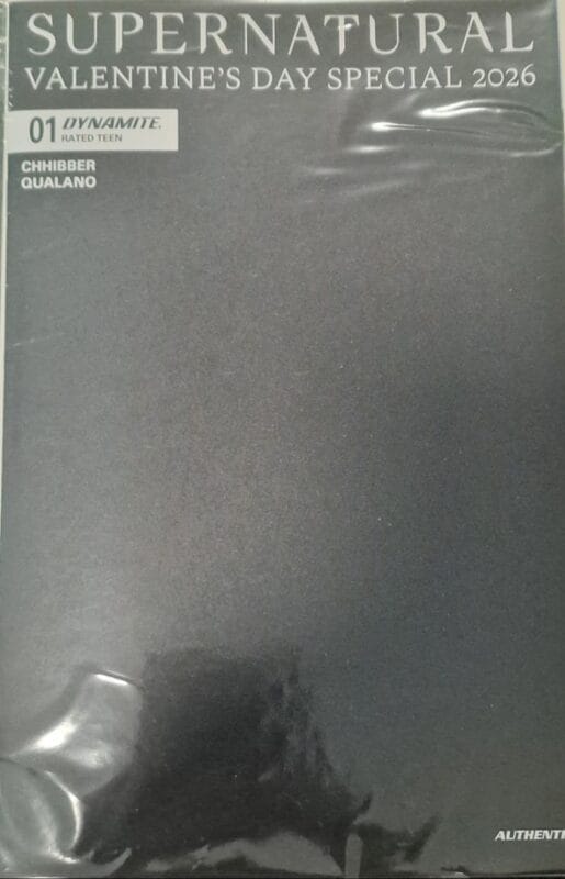 Supernatural Valentine's Day Special 2026 #1 - Cover S Black Blank Variant (Blind Bag)