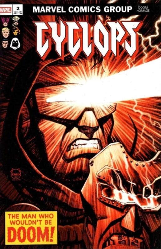 Cyclops #2 - Dave Johnson Doom Homage Variant