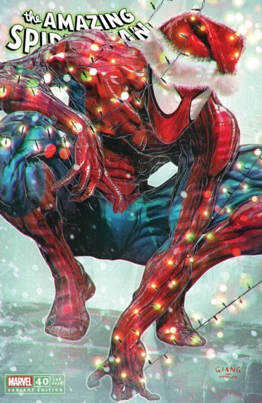 The Amazing Spider-Man #40 (2023) - Retailer Exclusive - John Giang Christmas Variant (Limited to 3,000)