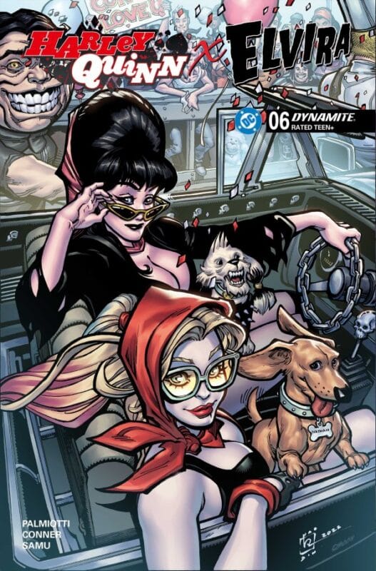 Harley Quinn X Elvira #6 - Cover B Chad Hardin Variant