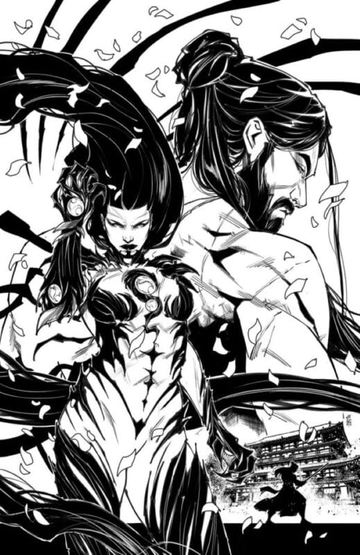Witchblade Annual 2026 #1 - Cover D 1:25 Giuseppe Cafaro Black & White Variant