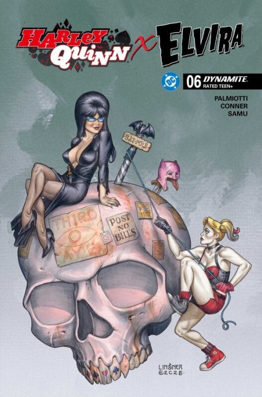 Harley Quinn X Elvira #6 - Cover C Joseph Michael Linsner Variant
